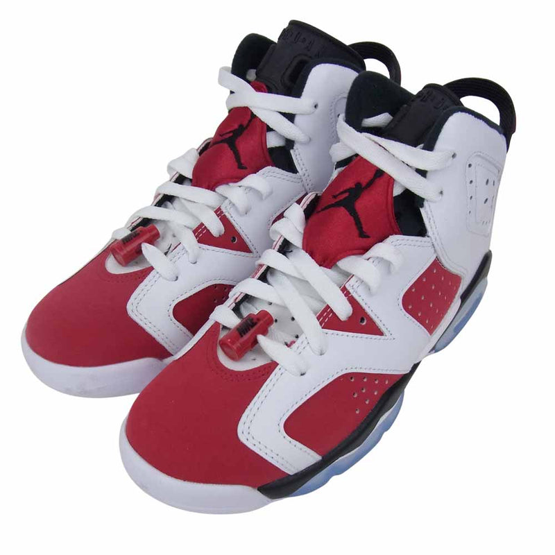 NIKE ナイキ 384665-106 AIR JORDAN 6 RETRO CARMINE エアジョーダン レトロ カーマイン マルチカラー系  24cm【中古】