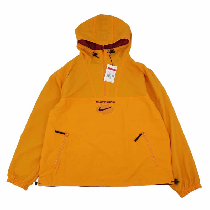 Supreme シュプリーム 20AW CW9695-677 × ナイキ NIKE Jewel Reversible Ripstop Anorak  ジュエル リバーシブル リップストップ アノラック パーカー オレンジ系 L【新古品】【未使用】【中古】