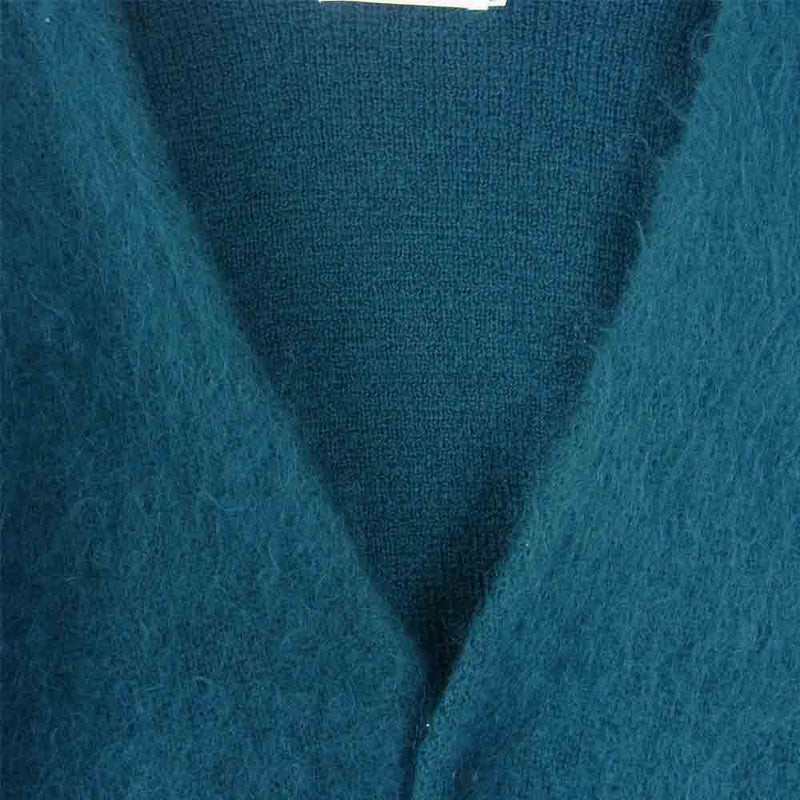 COOTIE クーティー 20AW Mohair Cardigan Turquoise モヘア