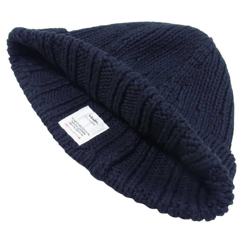 VISVIM ビズビム 18AW 0118203003026 KNIT CAP ニット キャップ コットン リネン ブラック系【中古】