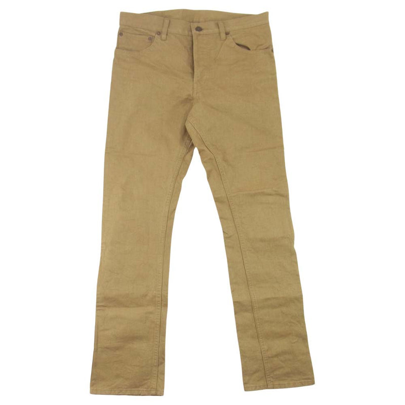 visvim SLIM CHINO DAMAGED OLIVE size1 - ワークパンツ