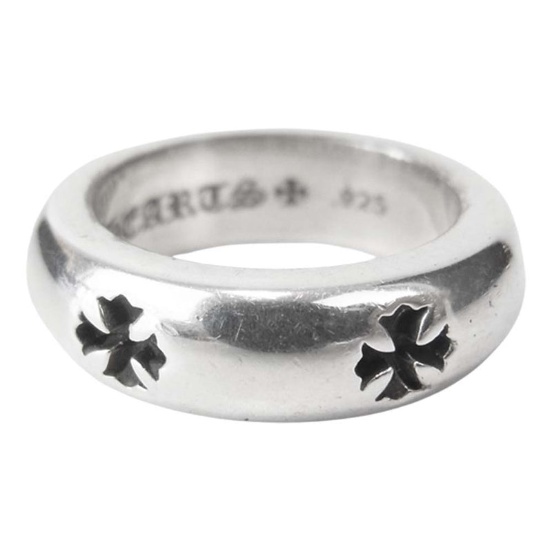 CHROME HEARTS クロムハーツ（原本有） NEGATIVE CH PLUS RING ネガティブ CHプラス リング シルバー系  4号程度【中古】