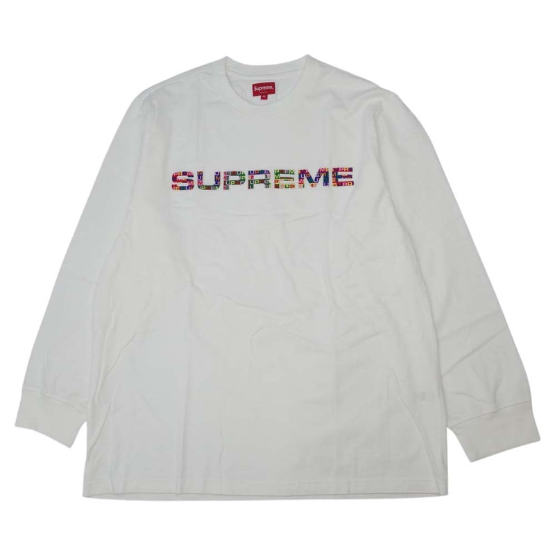 シャツ Supreme logo L/S top) ステッカー付き！！の通販 by ひ's shop