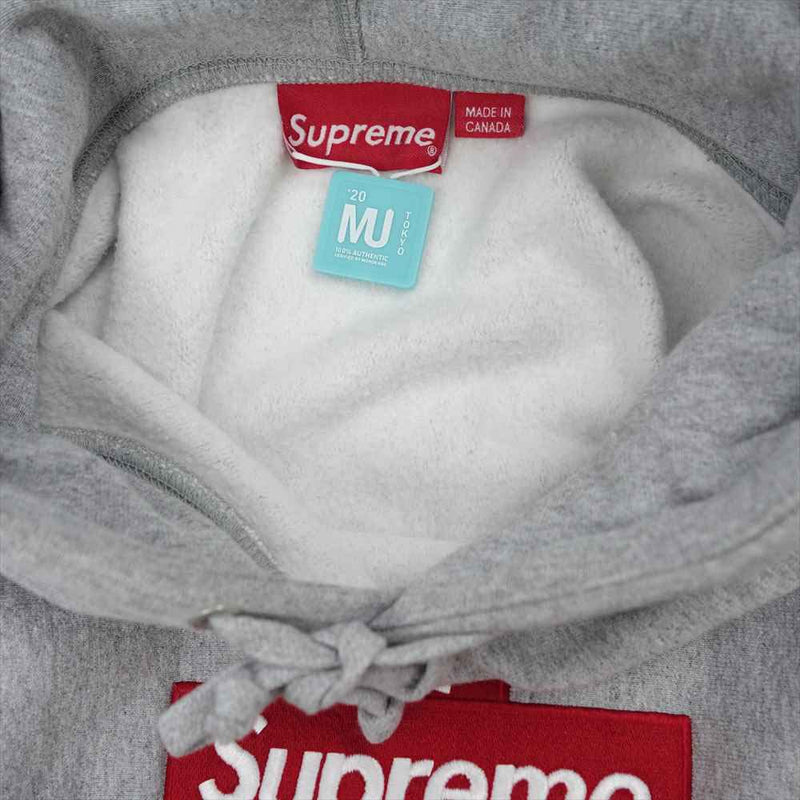 SUPREME シュプリーム 20AW Cross Box Logo Hooded Sweatshirt クロス