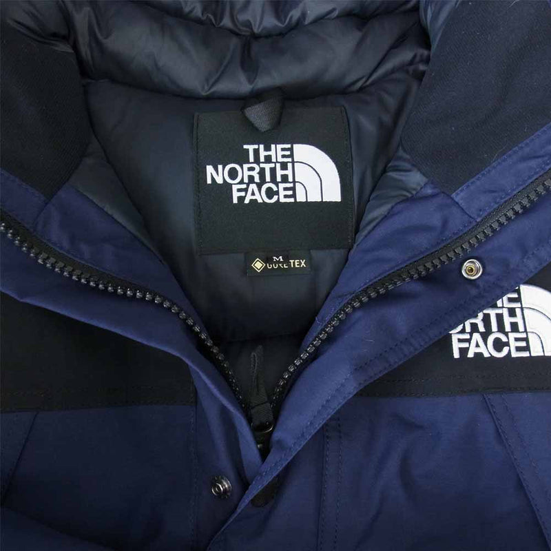 THE NORTH FACE ノースフェイス ND91930 MOUNTAIN DOWN JACKET マウンテン ダウン GORE-TEX  ゴアテックス ネイビー系 M【中古】