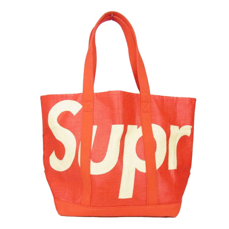 supreme Raffia Tote トート レッド | angeloawards.com