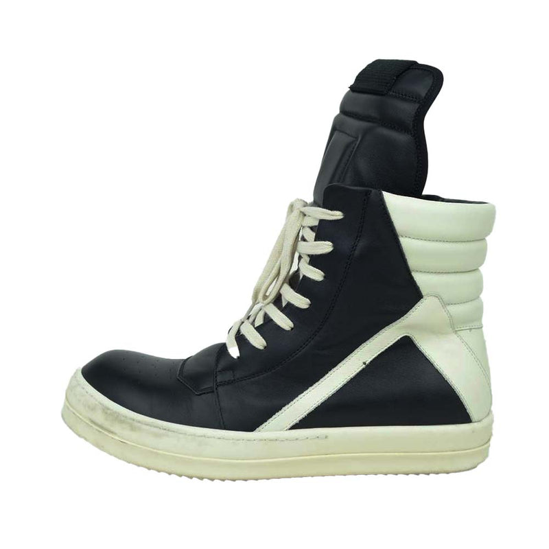 Rick Owens リックオウエンス RU20F3894 LPO GEOBASKET ジオバスケット ハイカット スニーカー ブラック系 43【中古】