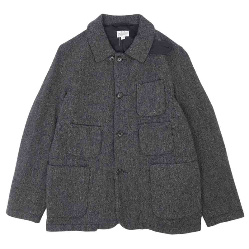 Engineered Garments エンジニアードガーメンツ FWK ヘリンボーン ウール カバーオール ワークジャケット グレー系 1【中古】