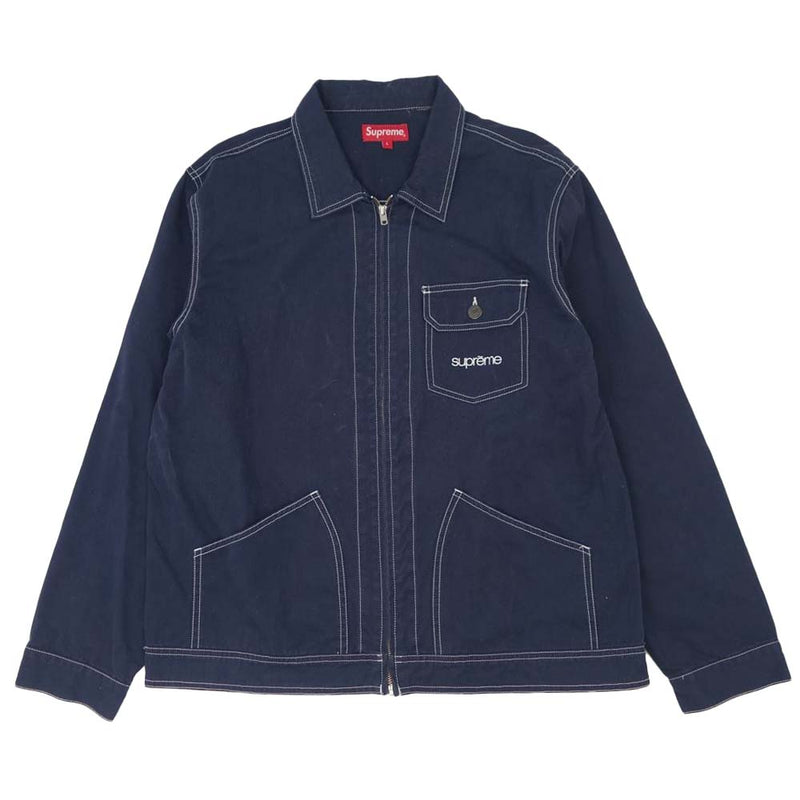 公式の店舗 Contrast Stitch Work Jacket L Supreme 新品 asakusa.sub.jp