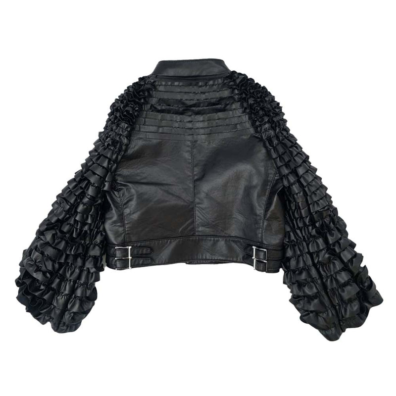 送関込 コムデギャルソンnoir kei ninomiyaレザージップスリーブ