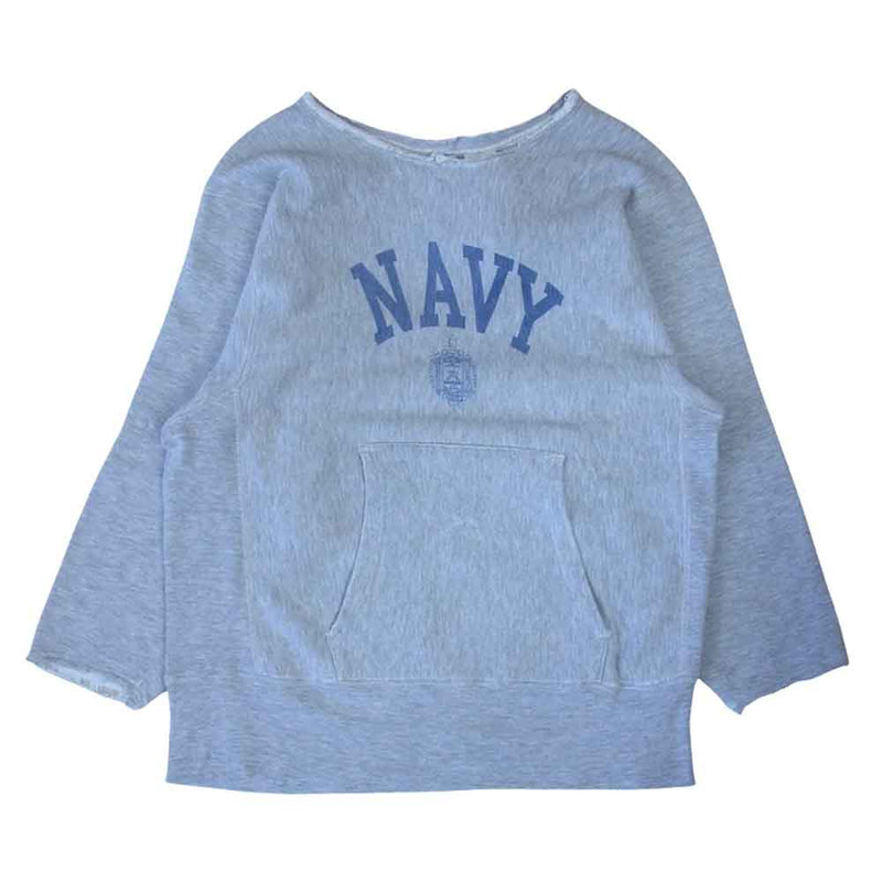 Champion チャンピオン ヴィンテージ 70ｓ 80s 単色タグ 染み込み NAVY グレー系 M【中古】