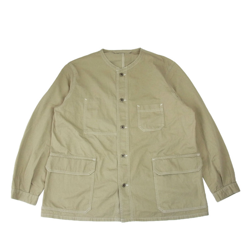 Nigel Cabourn ナイジェルケーボン 8043-00-30001 FRENCH WORK JACKET COTTON TWILL フレンチ  ワーク ジャケット コットン ツイル ベージュ系 50【美品】【中古】