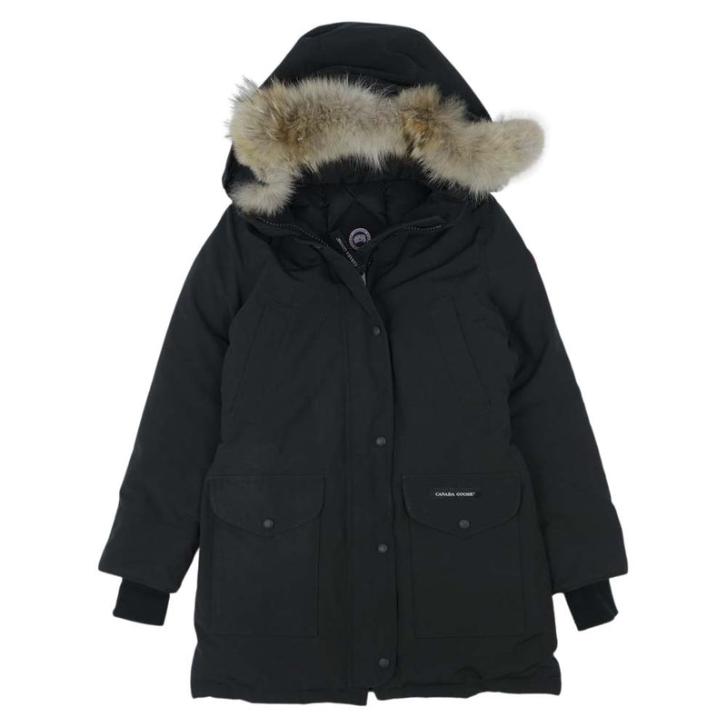 CANADA GOOSE カナダグース 6550LA TRILLIUM PARKA トリリウム パーカ ダウン コート ブラック系 S【中古】