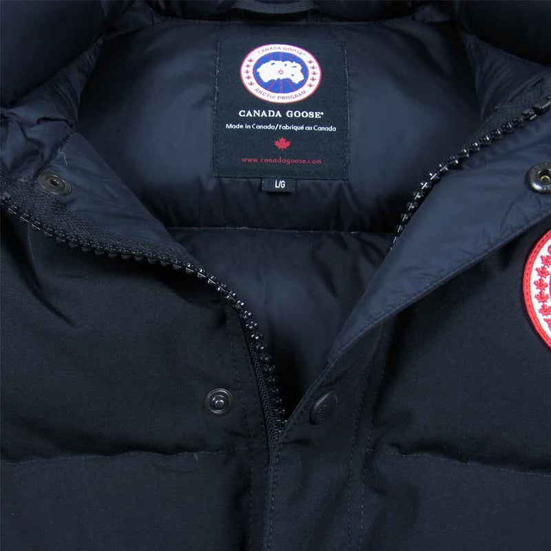 CANADA GOOSE カナダグース 4133JM 国内正規品 GLADSTONE グラッドストーン ダウン ベスト ブラック系 L【中古】