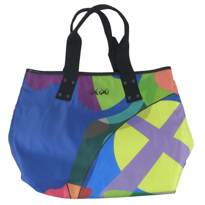 Sacai サカイ 21AW 21-0254S KAWS Tote Large カウズ ラージ トート バッグ マルチカラー系 OS【美品】【中古】