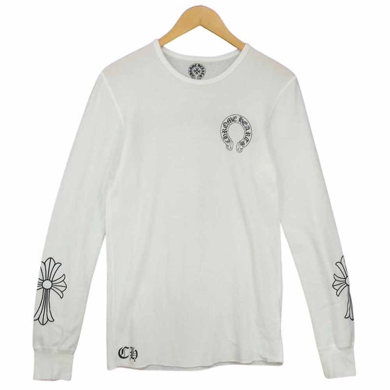 CHROME HEARTS CH クロムハーツ Tシャツ ロンT スクロール-