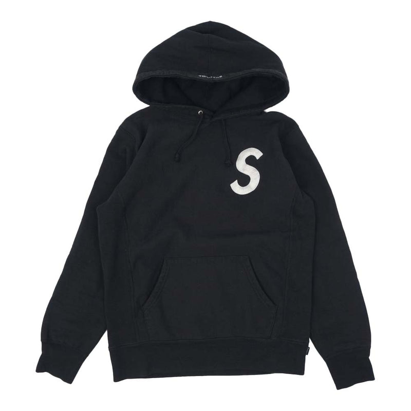 Supreme シュプリーム 15AW S Logo Hooded Sweatshirt エスロゴ フーデッド スウェットシャツ ブラック系 S【中古】