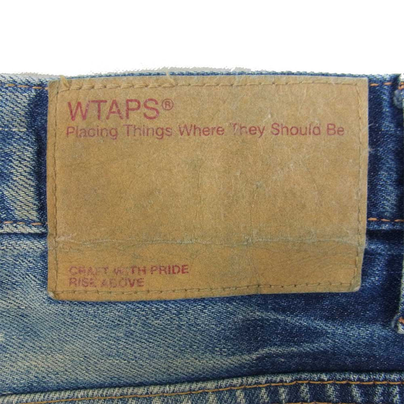 WTAPS ダブルタップス 101LTDT-PTM03 BLUES SKINNY デニム パンツ インディゴブルー系 M【中古】