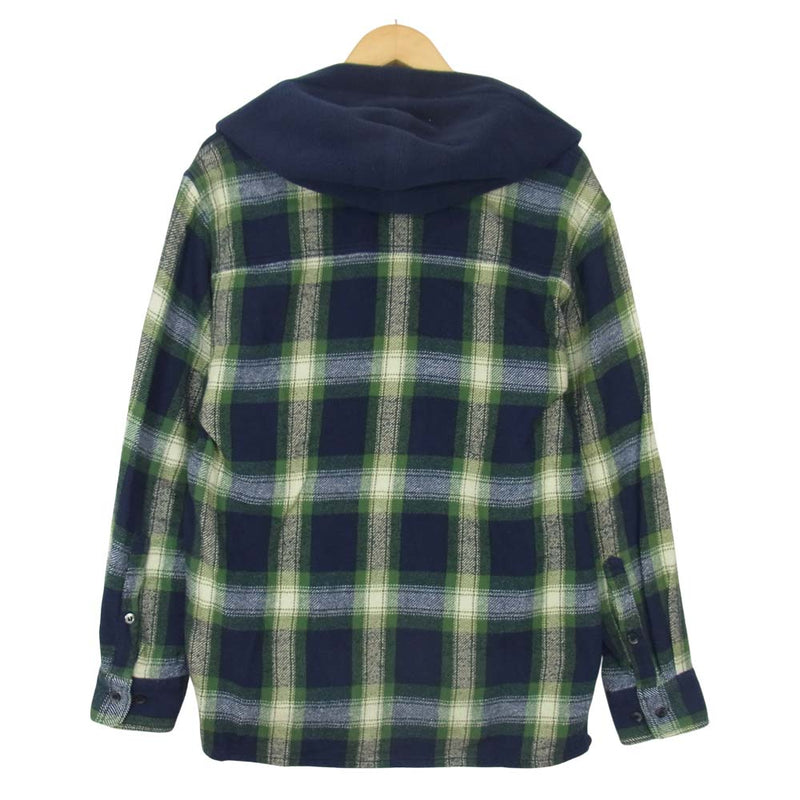 DESCENDANT STONER HOODED LS SHIRT シャツパーカ-