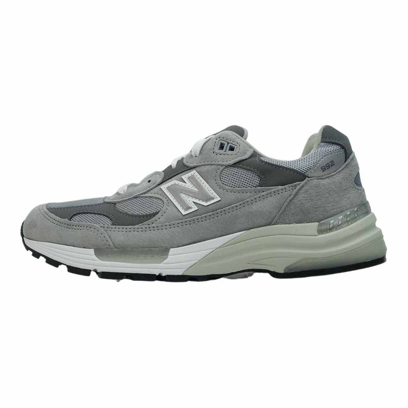 NEW BALANCE ニューバランス M992GR USA製 ローカット スニーカー グレー系 28cm【新古品】【未使用】【中古】