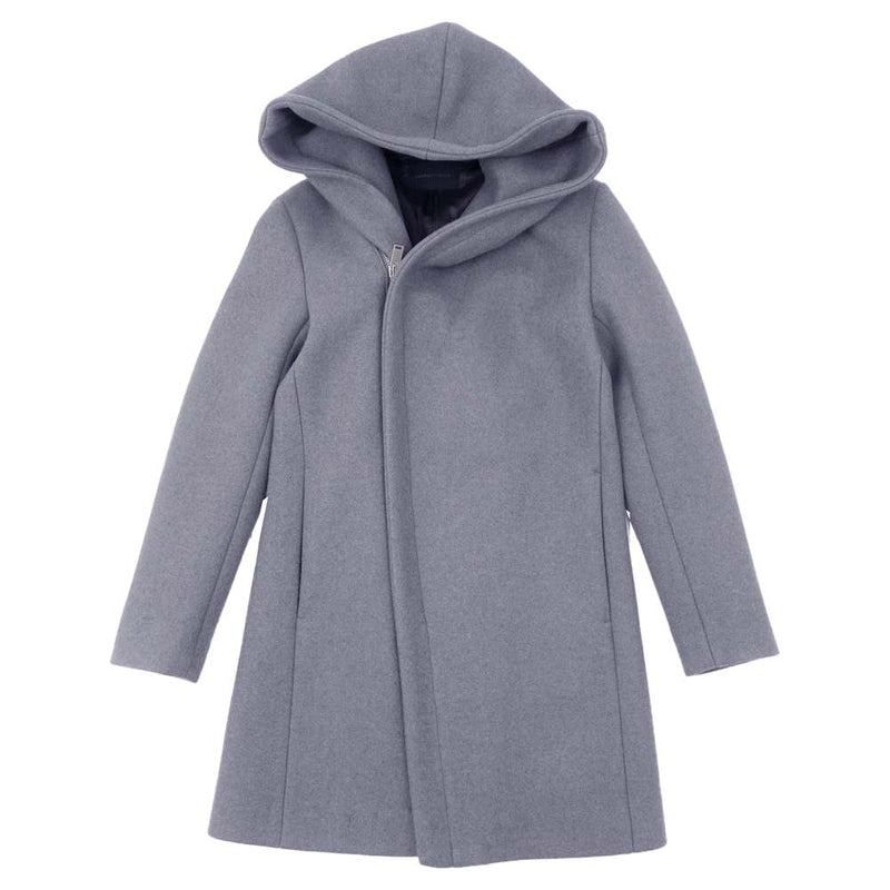 junhashimoto ジュンハシモト 20AW WRAP COAT CASHMERE MELTON 1012020013 カシミヤ混 メルトン  ラップ コート グレー系 2【美品】【中古】