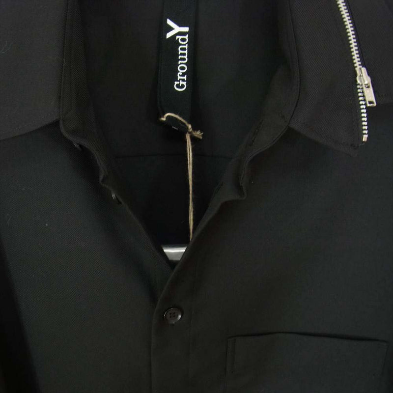 GroundY Zipper coller shirt 新品未使用品 | www.unimac.az