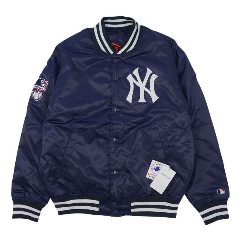 F.C.R.B. エフシーアールビー 21AW FCRB-212014 Fanatics MLB TOUR ALL TEAM REVERSIBLE  VARSITY JACKET NEW YORK YANKEES ヴァーシティ ジャケット ネイビー系 L【新古品】【未使用】【中古】