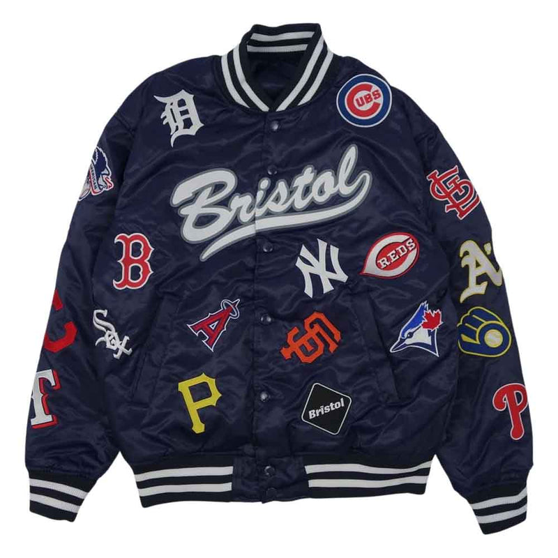 冬の華 【21aw】FCRB MLB REVERSIBLE VARSITY JACKET - スタジャン