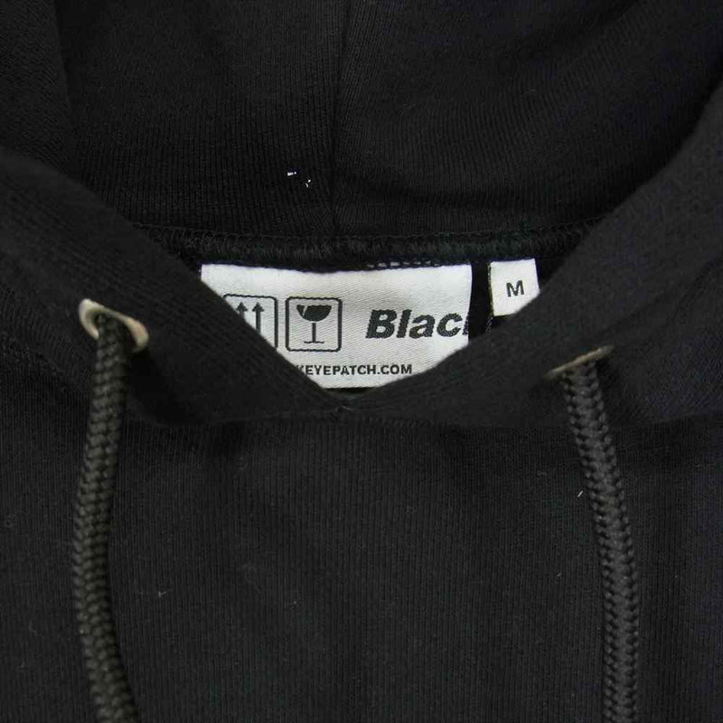 ブラックアイパッチ BEPSS20TP09 BLACK EYE PATCH LABEL HOODIE フーディ パーカー ブラック系  M【新古品】【未使用】【中古】