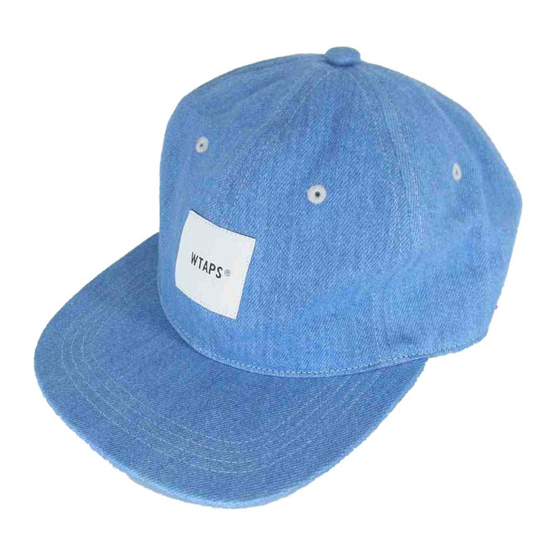 WTAPS ダブルタップス 21SS 211HCDT-HT04 T-61 01 CAP/COTTON.DENIM デニム キャップ ブルー系  F【美品】【中古】