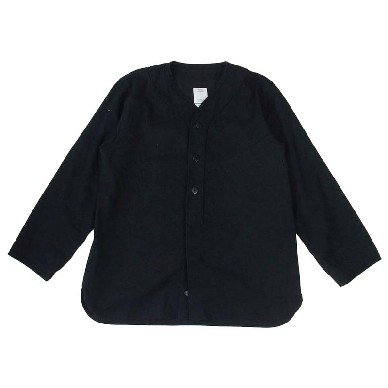 新入荷 流行 visvim DUGOUT SHIRT L S ブラック３ ecousarecycling.com