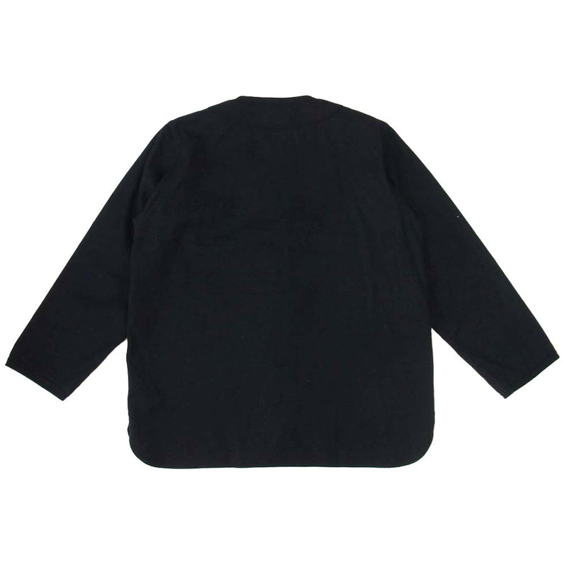 VISVIM ビズビム 17SS 117105011023 DUGOUT SHIRT L/S W/L ダグアウト ベースボール シャツ ブラック系  3【中古】