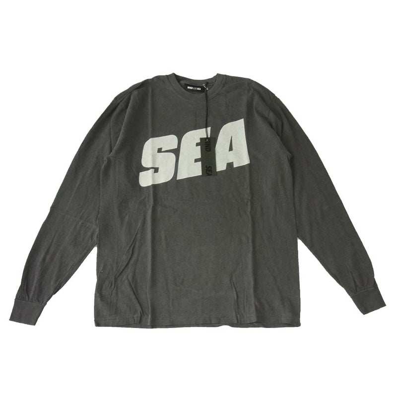 ウィンダンシー SEA CREW NECK チャコール S - www