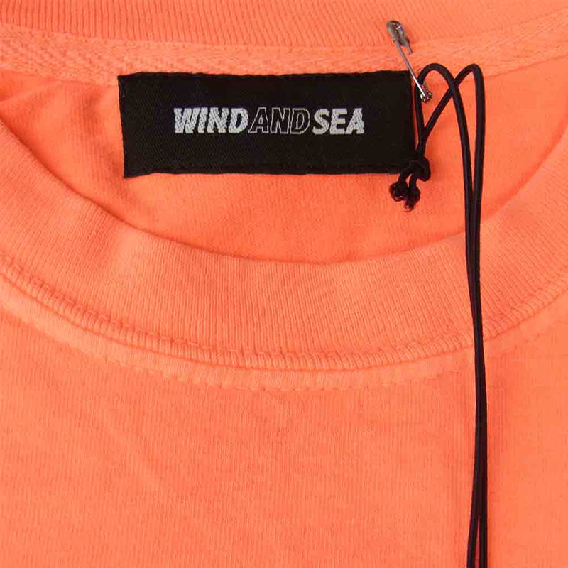 WIND AND SEA ウィンダンシー 20AW WDS-20A-CS-02 L/S T-SHIRT Pink ロングスリーブ Tシャツ ピンク M  ピンク系 M【新古品】【未使用】【中古】