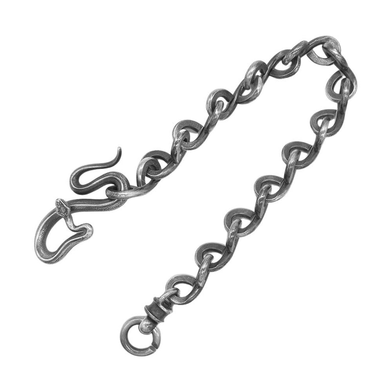 LYNCH SILVERSMITH リンチシルバースミス LNC611805407×13 SNAKE JOINT スネーク ジョイントWALLET  CHAIN ウォレット チェーン シルバー系【中古】