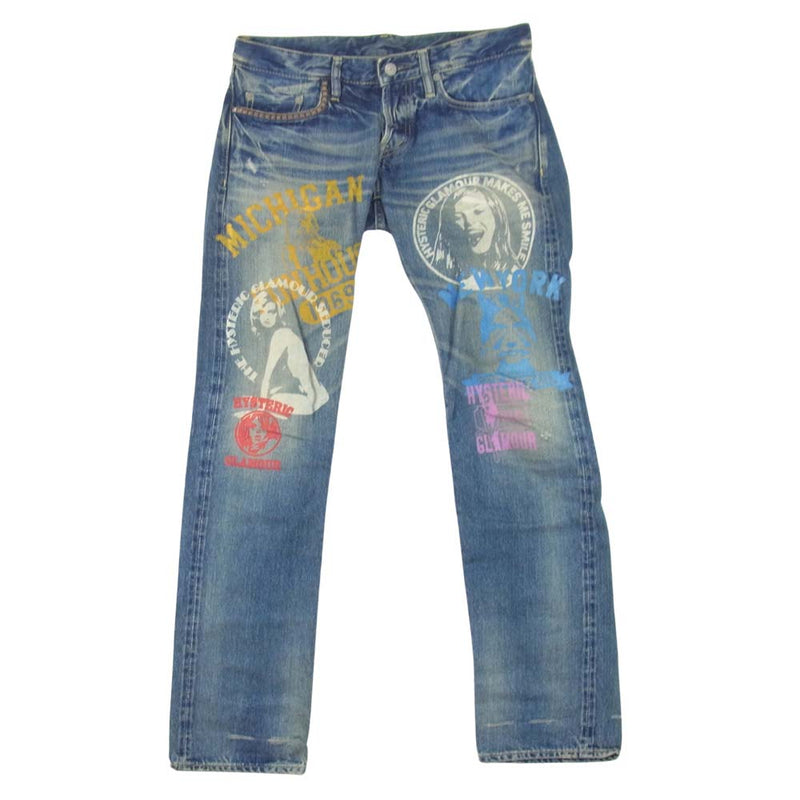 定価5万4780円 HYSTERIC GLAMOUR BR加工デニム 28 赤耳 Yahoo!フリマ