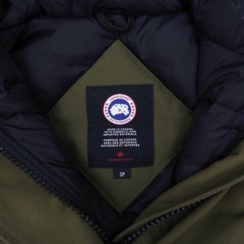 CANADA GOOSE カナダグース 2300JL 国内正規品 サザビーリーグ CHARLOTTE PARKA シャーロット カーキ系 S【中古】