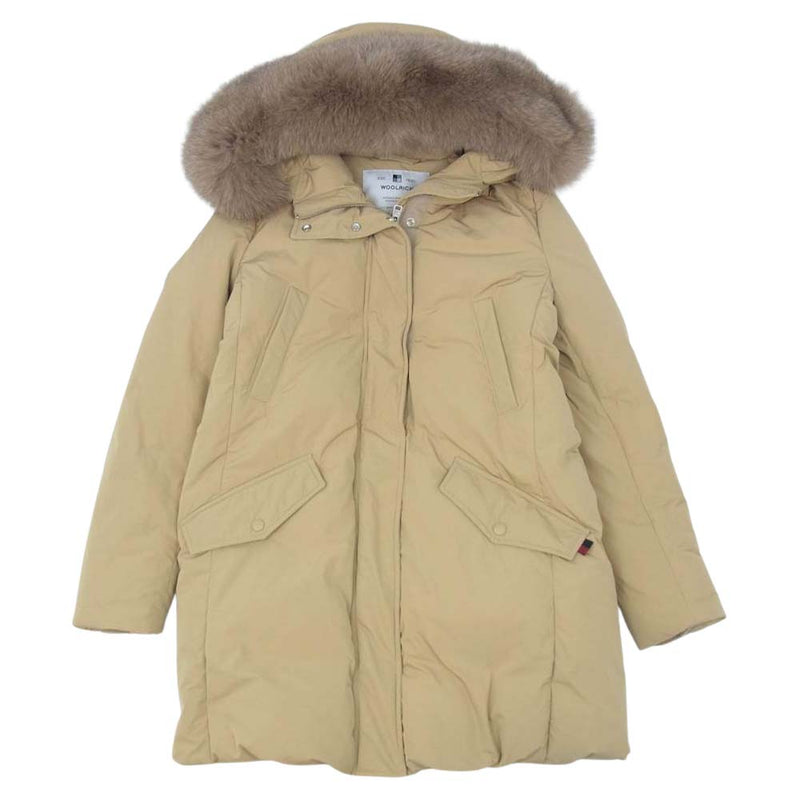 WOOLRICH ウールリッチ 20AW WWOU0433 COCOON PARKA コクーン パーカ ジャーナルスタンダード別注 ライトブラウン系  S【美品】【中古】