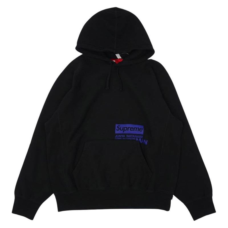 Supreme シュプリーム 未使用品 JUNYA WATANABE CDG MAN Hooded Sweatshirt ジュンヤワタナベ  コムデギャルソン パーカー ブラック系 L【極上美品】【中古】