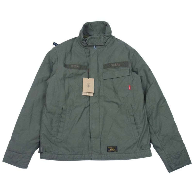 WTAPS JACKET CONY SATIN A-1 ミリタリー ジャケット - www