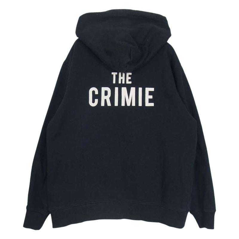 CRIMIE クライミー C1K1-SW12 SWEAT PARKA THE CRIMIE プリント プルオーバー パーカー ブラック系 XL【中古】