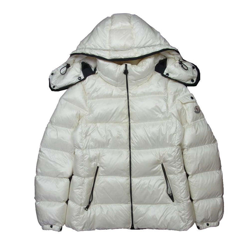 MONCLER モンクレール BERRE ベール ダウン ジャケット ナイロン モルドバ共和国製 ホワイト系 1【中古】