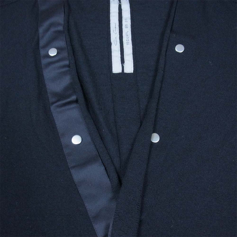 Rick Owens リックオウエンス RU20S7631-M LS V NECK SNAP CARDIGAN スナップ カーディガン ブラック系  XXL【中古】