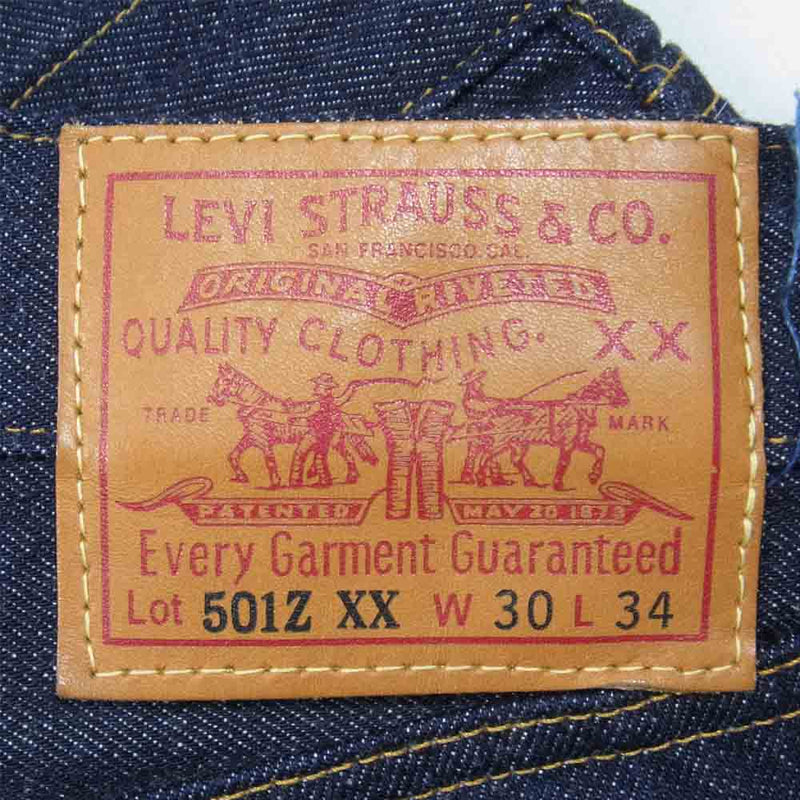 Levi's リーバイス 50154-0090 LVC 501ZXX 1954年モデル リジッド デニムパンツ インディゴブルー系 30【美品】【中古】