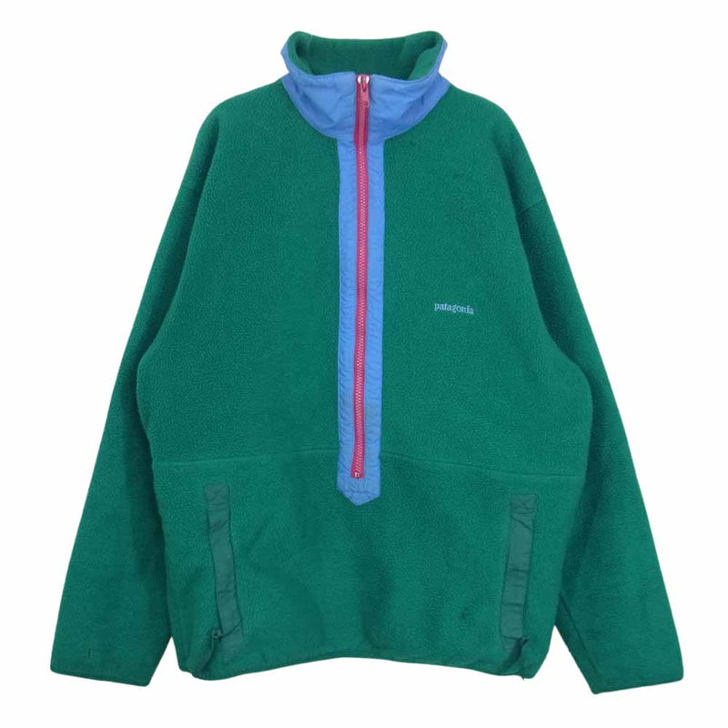 Patagonia パタゴニア 胸ロゴ ジップ フリースジャケット USA古着