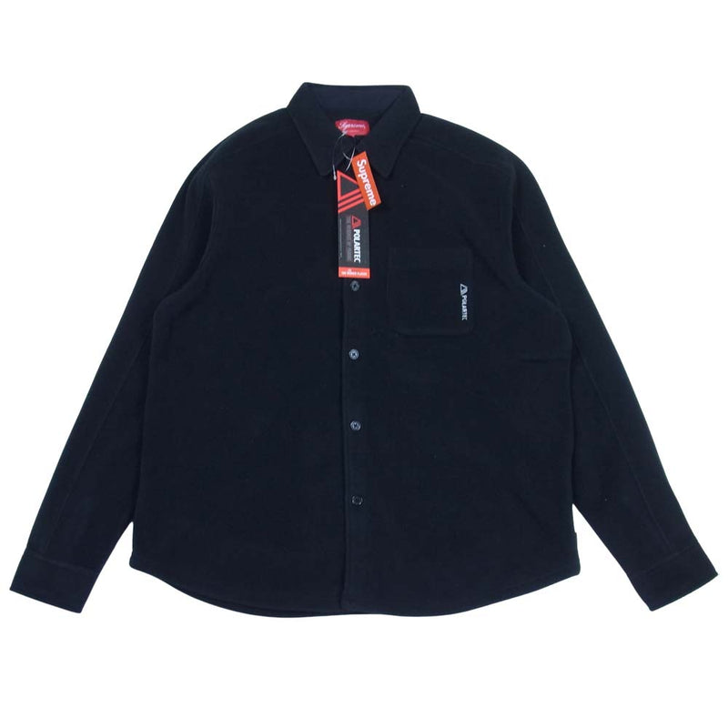 21F/W Supreme Polartec Shirt Black Lサイズ