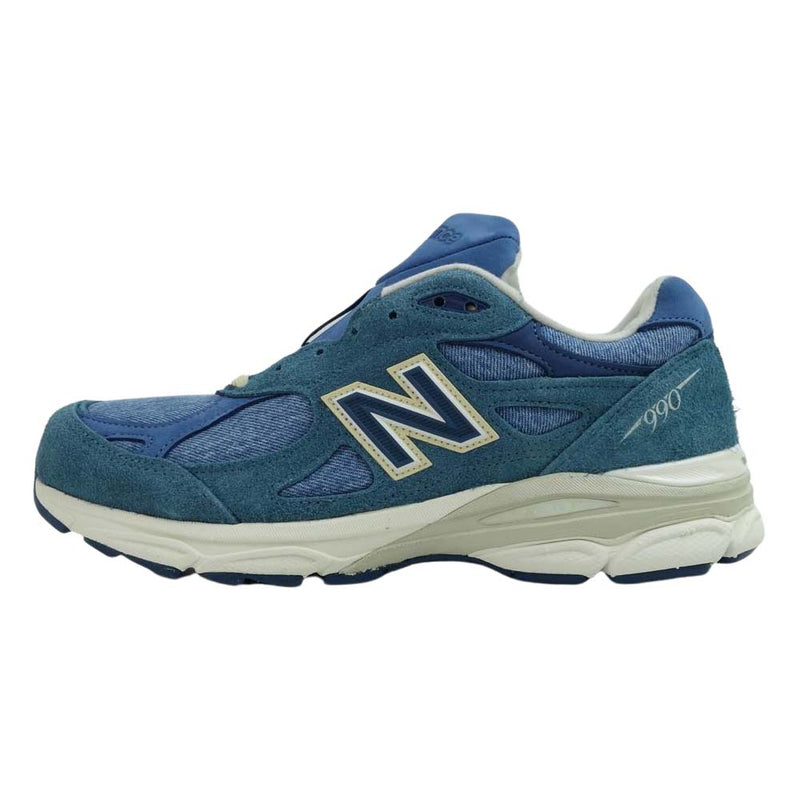 NEW BALANCE ニューバランス Levi's リーバイス M990LI3 インディゴ スニーカー インディゴブルー系  27.5cm【新古品】【未使用】【中古】