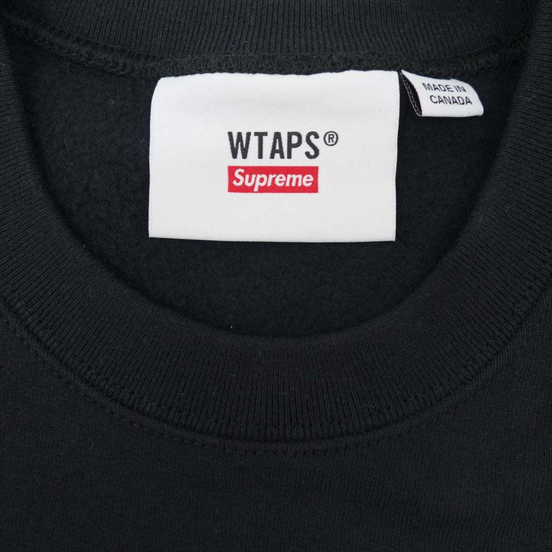 送料込 Supreme WTAPS Crewneck シュプダブルタップス クルーネック