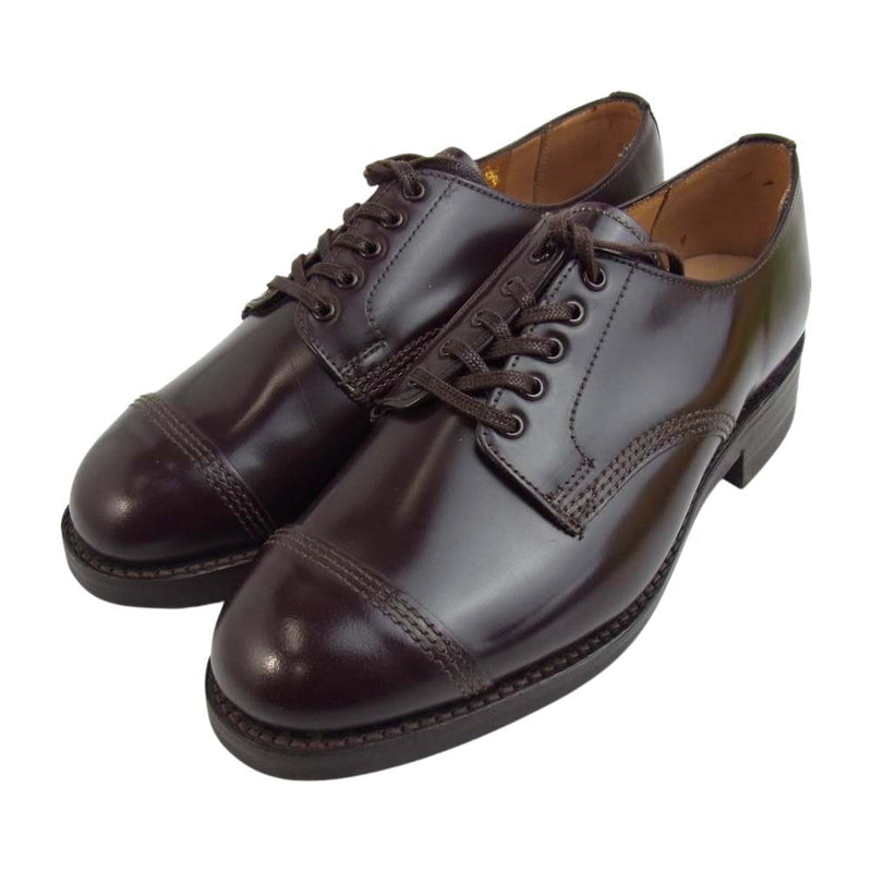 SANDERS サンダース 1168R MILITARY DERBY SHOE Burgundy コマンド