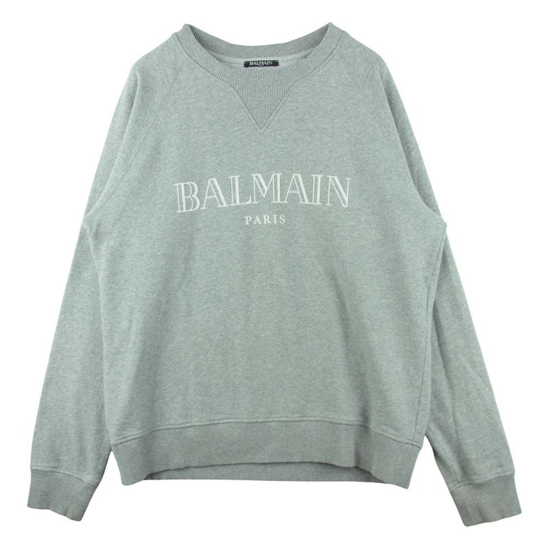 BALMAIN バルマン RH116791052 国内正規品 logo print sweatshirt ロゴ